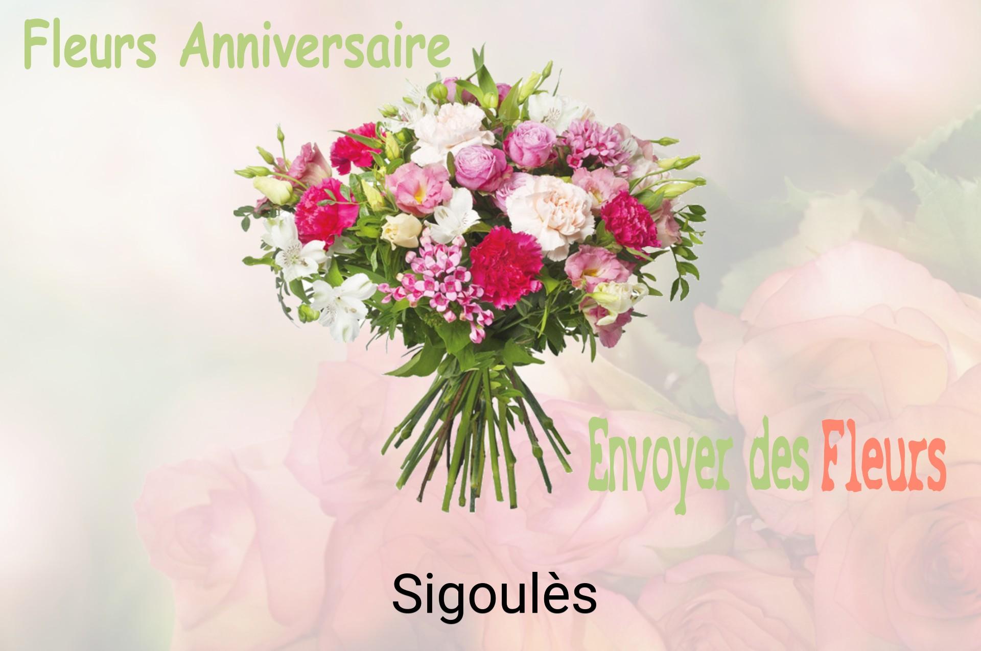 Bouquet de fleurs d’anniversaire livré à Sigoulès
